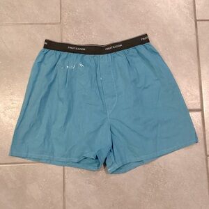 NWOT Fruit of the Loom Blue Men's Boxers